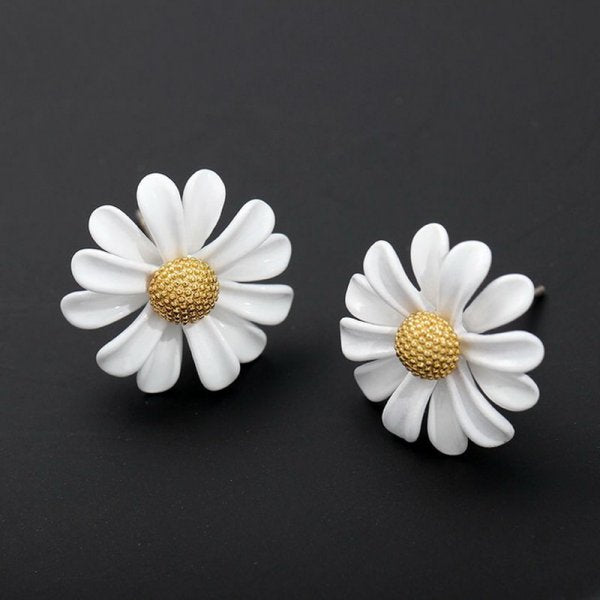 PARURE collier & Boucles d'oreilles Marguerite