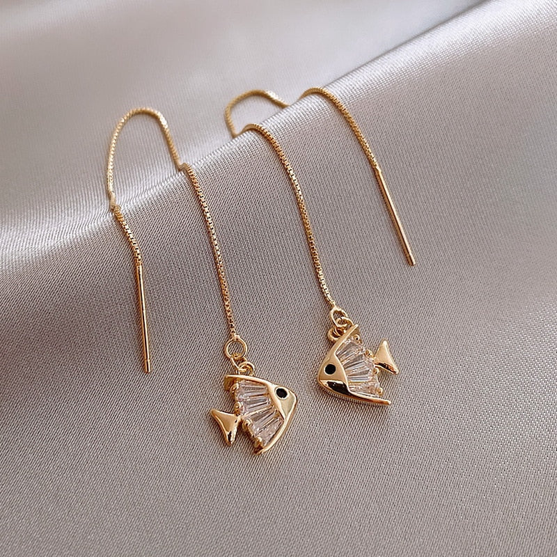 BOUCLES D'OREILLES GOLD CHIC