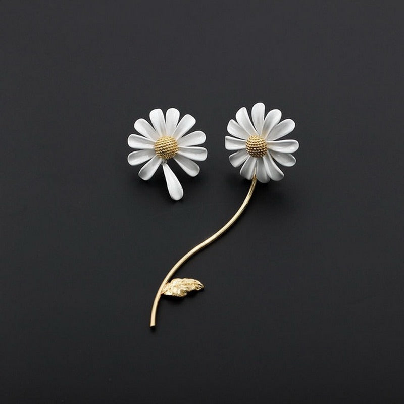 PARURE collier & Boucles d'oreilles Marguerite